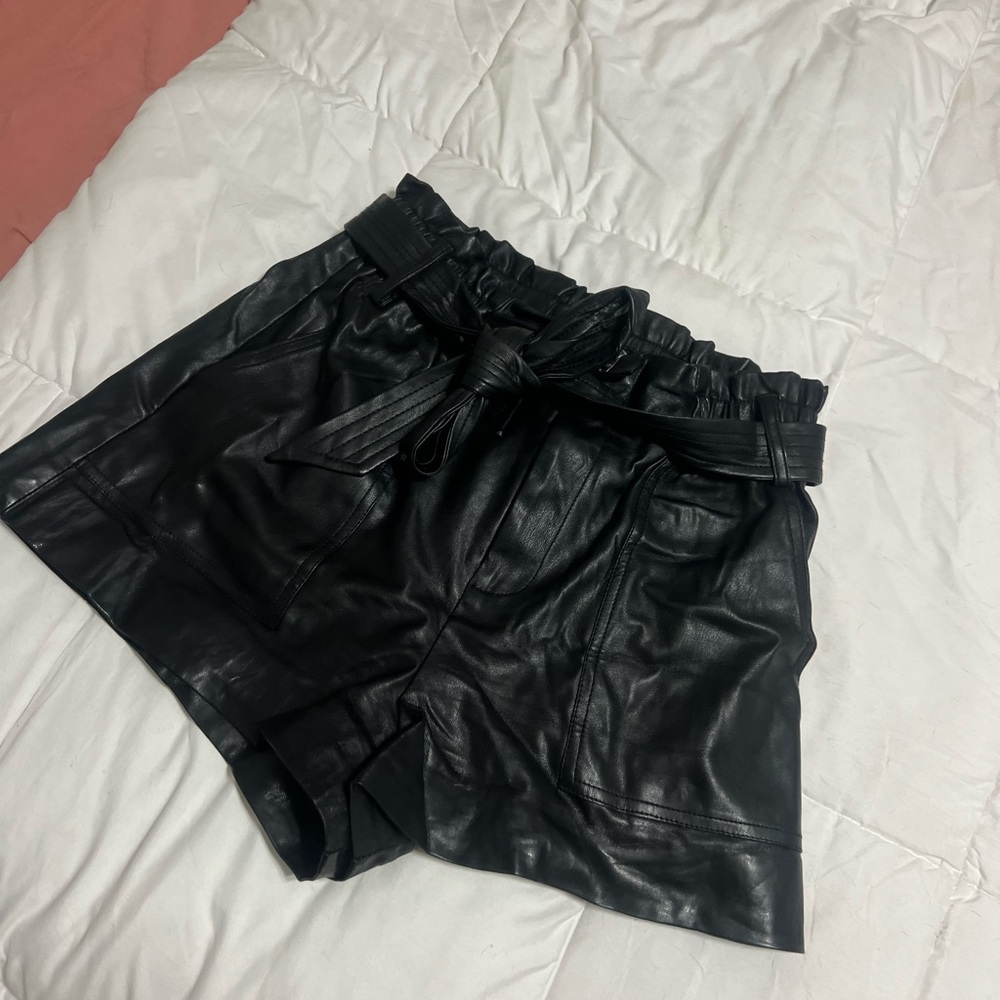 SILENT leather shorts - Picture 12 of 15